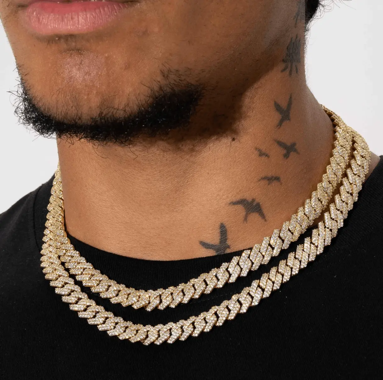 10MM ICED OUT CUBAN LINK CHAIN - Image 4