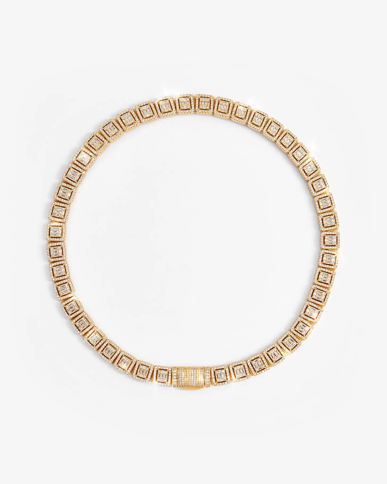 12mm Clustered Tennis Chain - Image 3