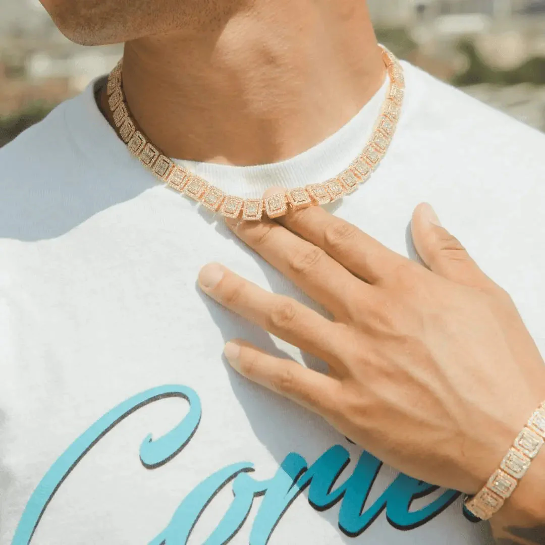 12mm Clustered Tennis Chain - Image 6