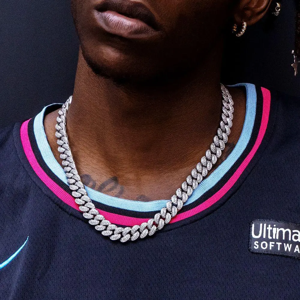 12mm Iced Out Cuban Link Necklace - Image 11