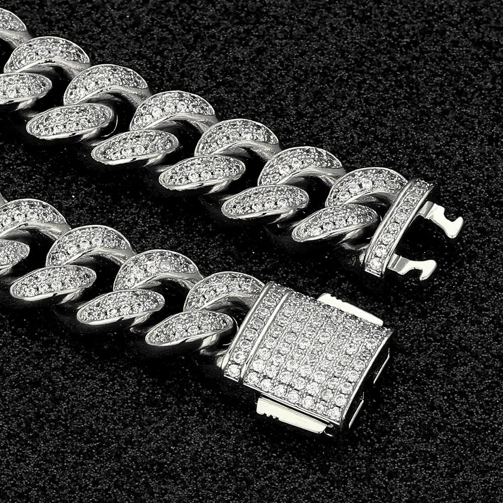 12mm Iced Out Cuban Link Necklace - Image 7