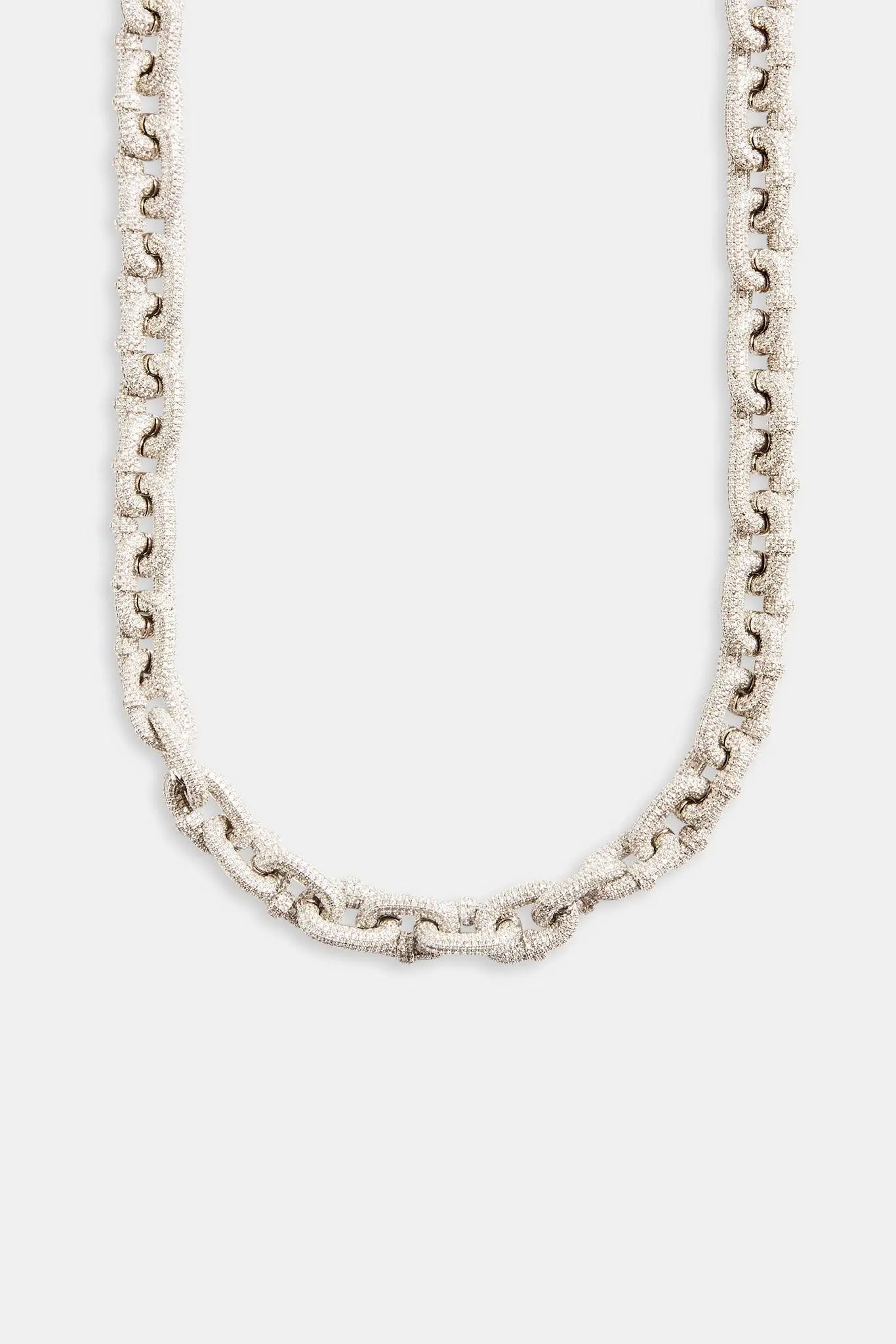 14mm Iced Chunky Link Pave Chain - Image 5