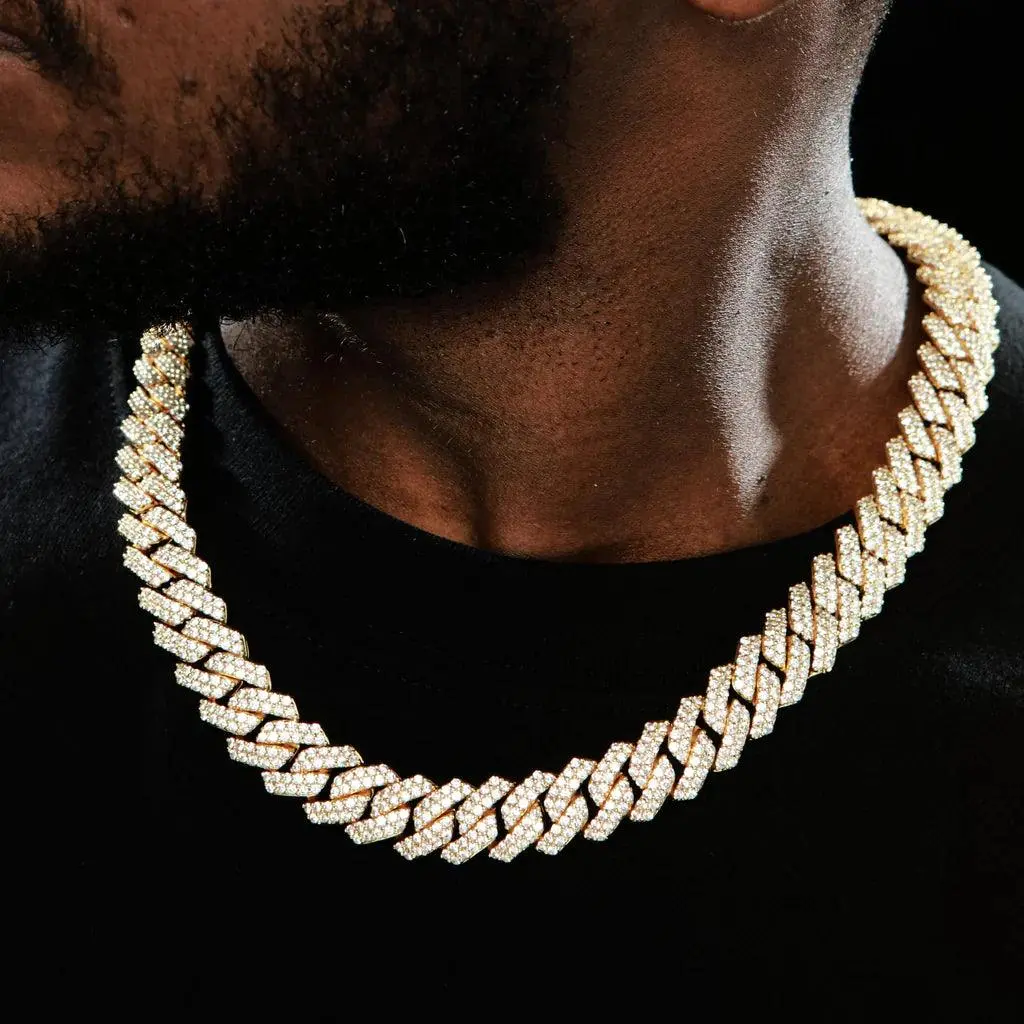 14MM VVS ICED OUT CUBAN CHAIN - Image 2