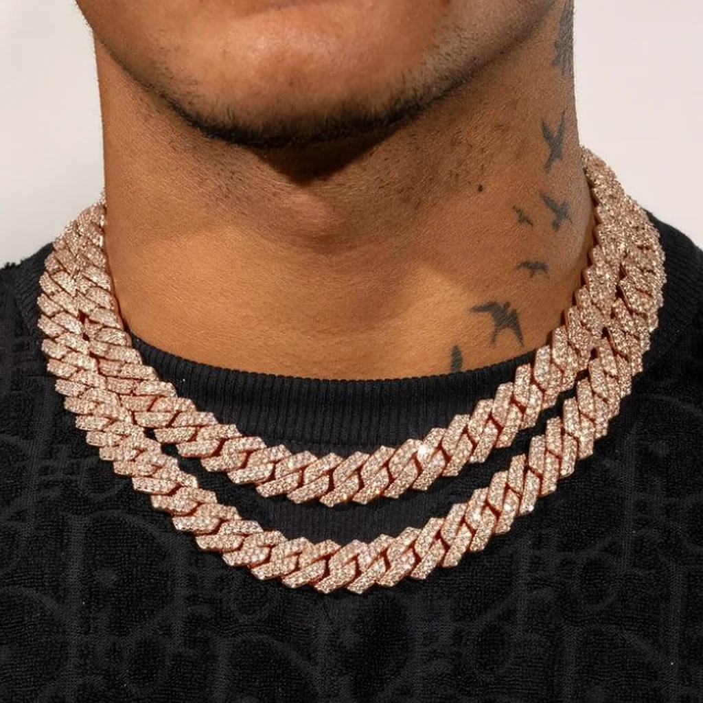 14MM VVS ICED OUT CUBAN CHAIN - Image 3