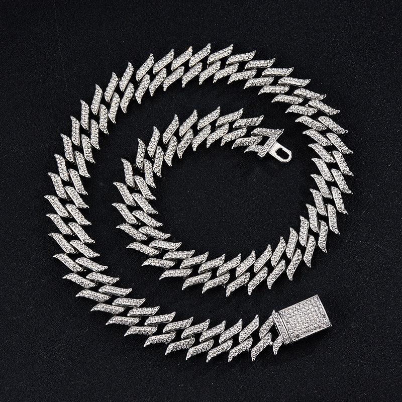 18MM ICED OUT JAGGED CUBAN CHAIN - Image 3