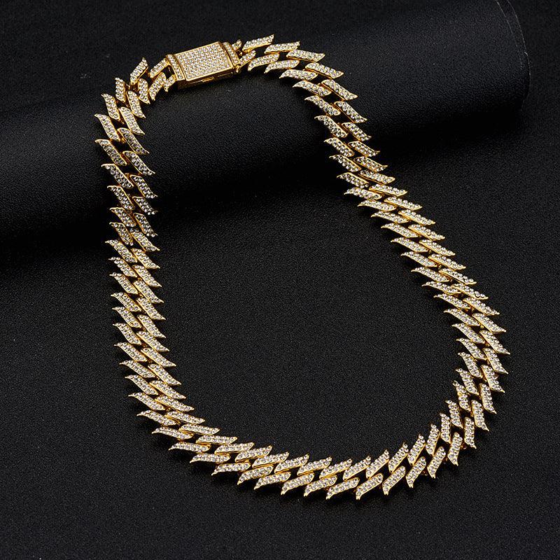 18MM ICED OUT JAGGED CUBAN CHAIN - Image 4