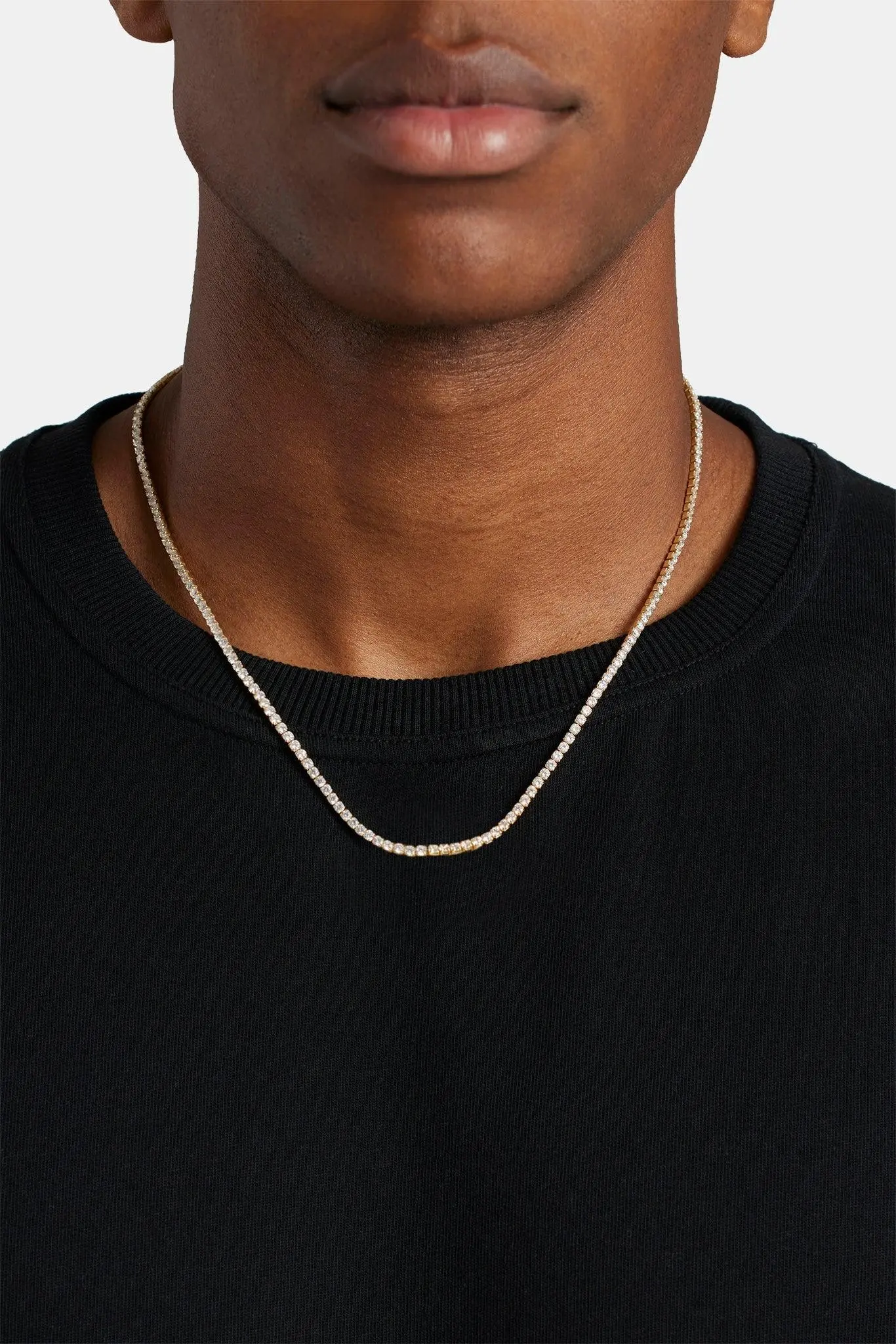 2.5mm Micro Tennis Chain - Image 3