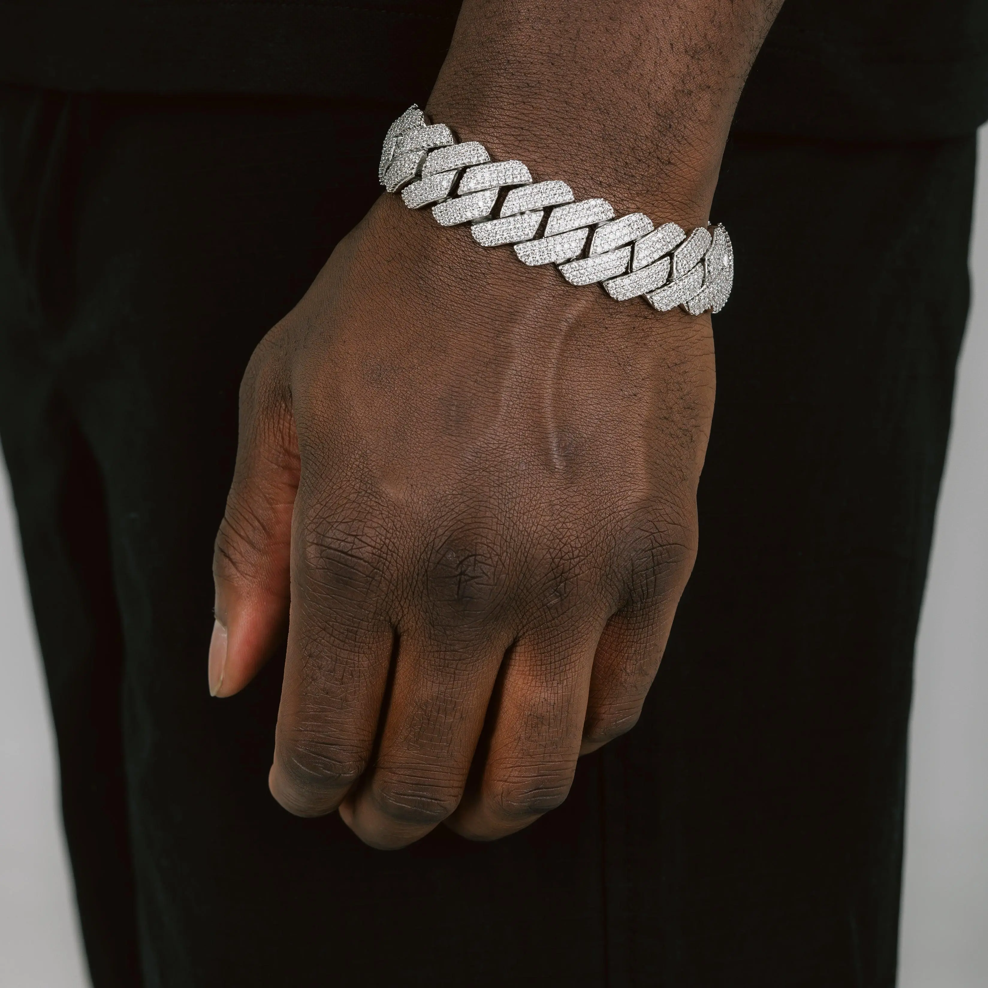 20mm Prong Cuban Bracelet - Image 10