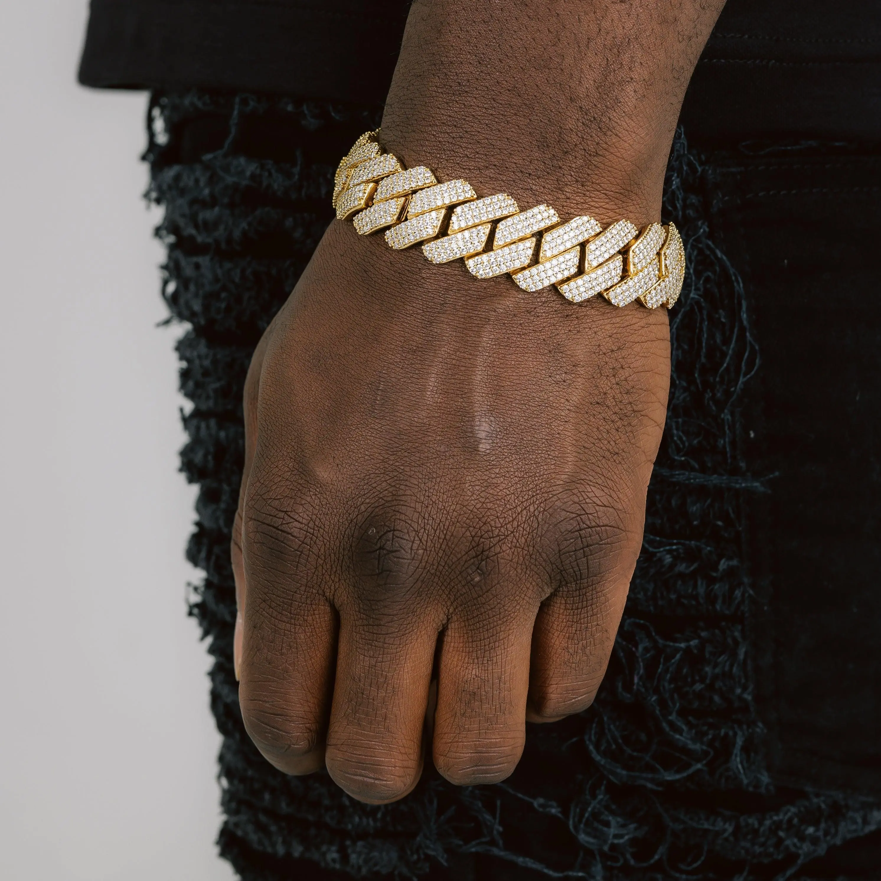 20mm Prong Cuban Bracelet - Image 3