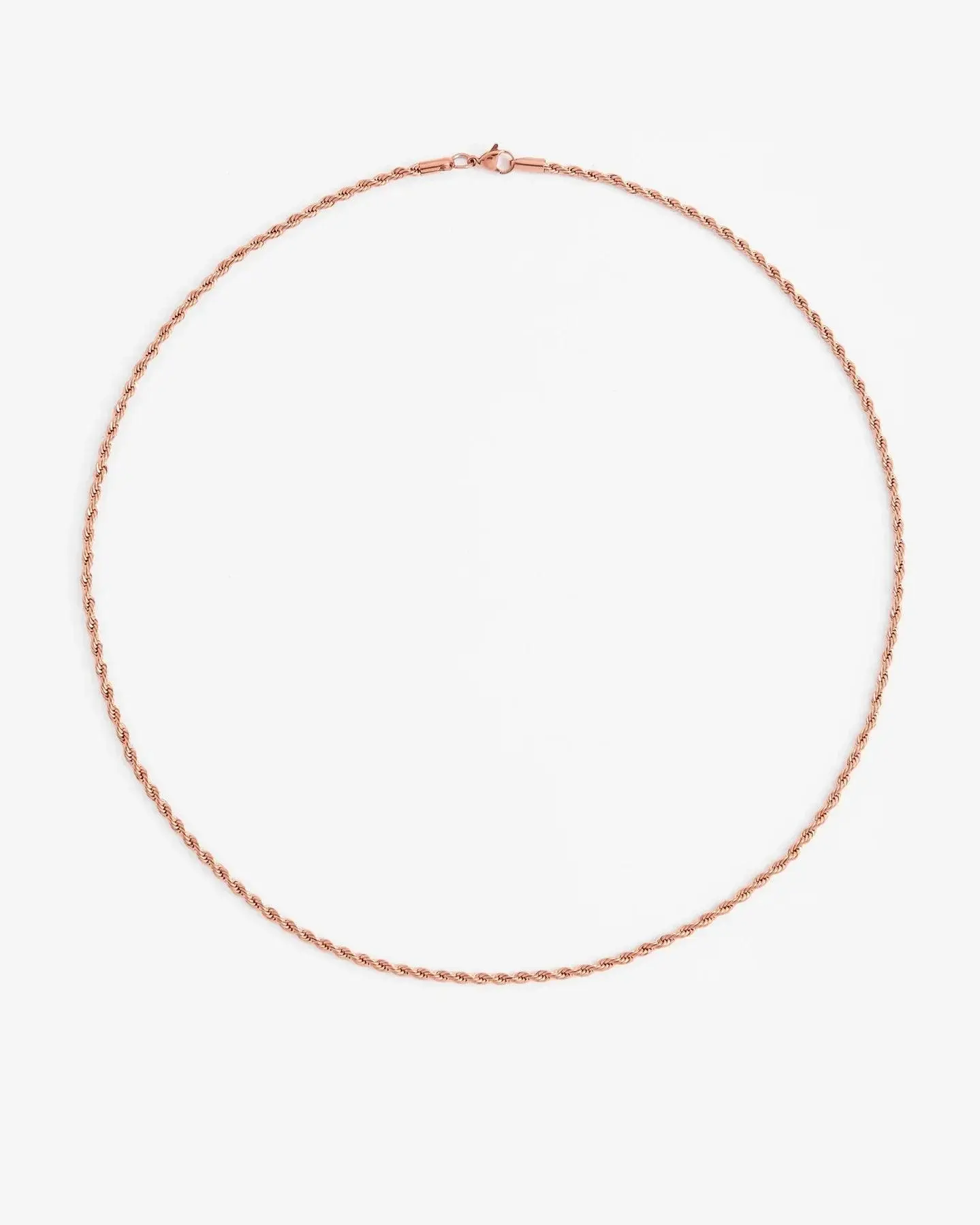3mm Rope Chain - Rose Gold - Image 4