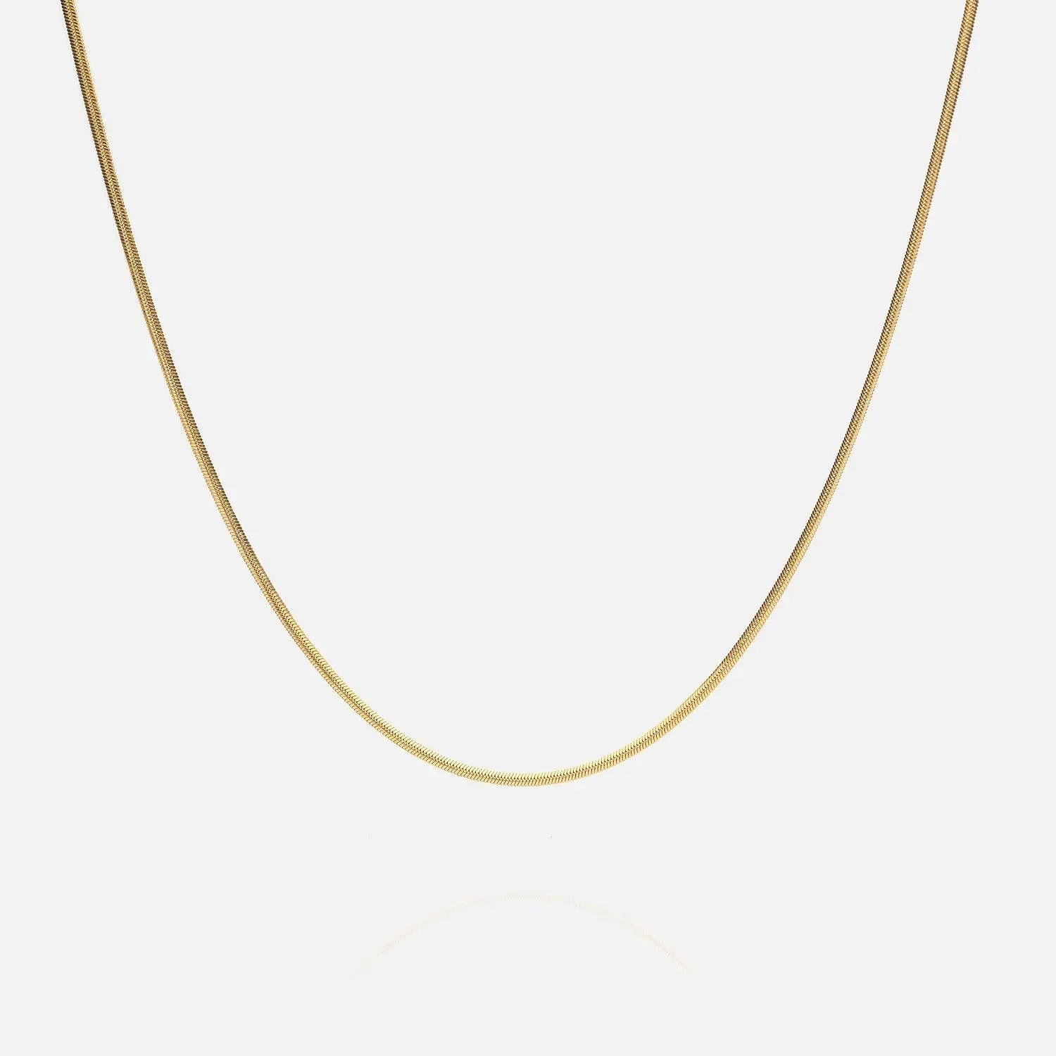 3mm Round Snake Chain - Gold - Image 3
