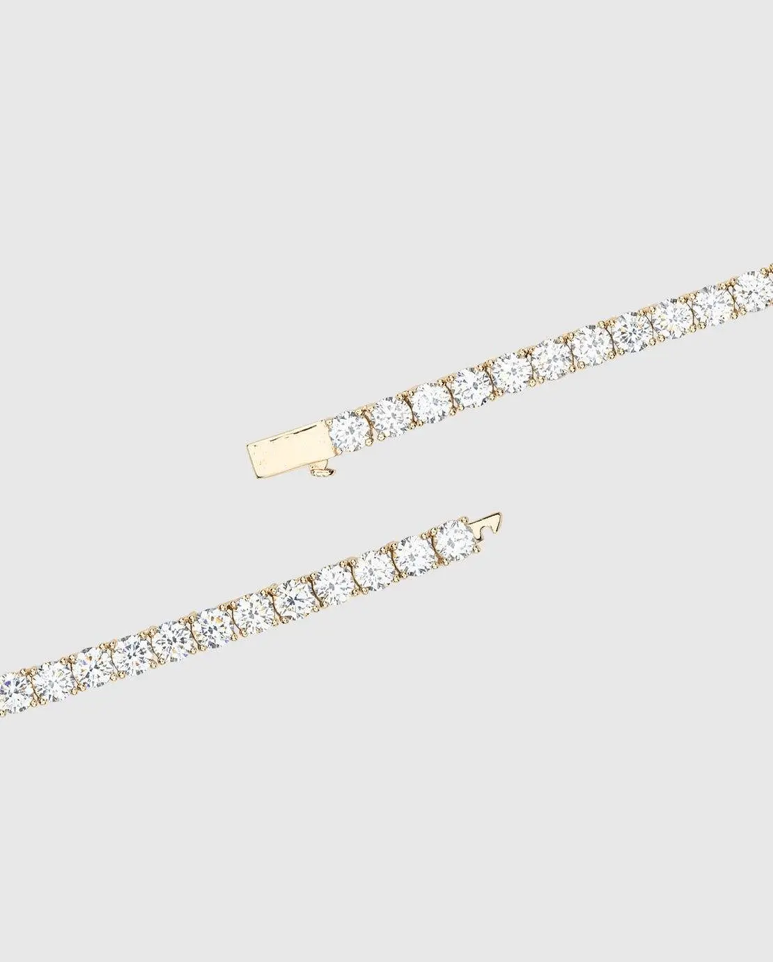 5mm Tennis Bracelet - Gold - Image 2