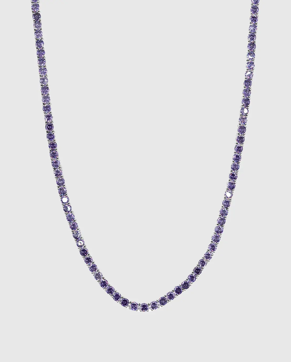 5mm Tennis Chain - Pastel Pink - Image 4