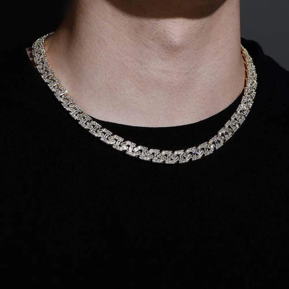 9mm Iced Out Baguette Cuban - Image 7