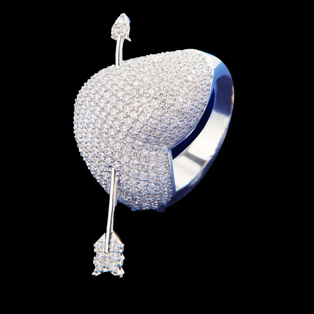 Arrow Heart Edition Iced Out Ring - Image 3