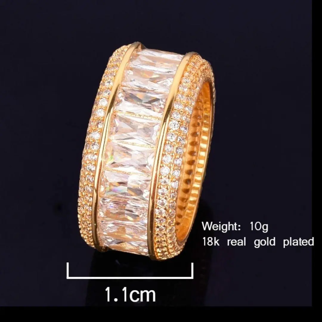 Baguette Cut Iced Out Ring - Image 4