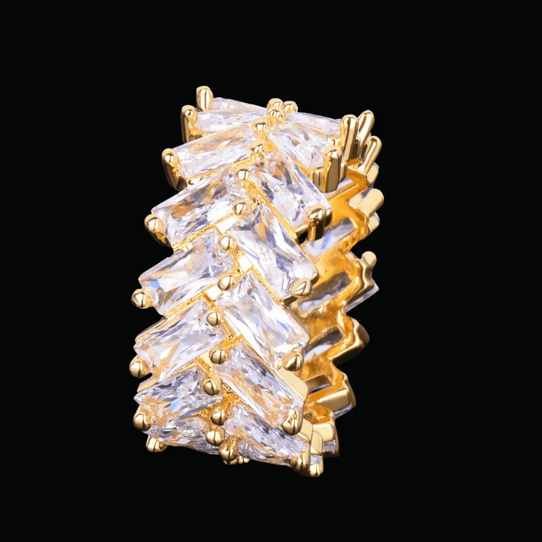 Baguette Edition Iced Out Ring - Image 7