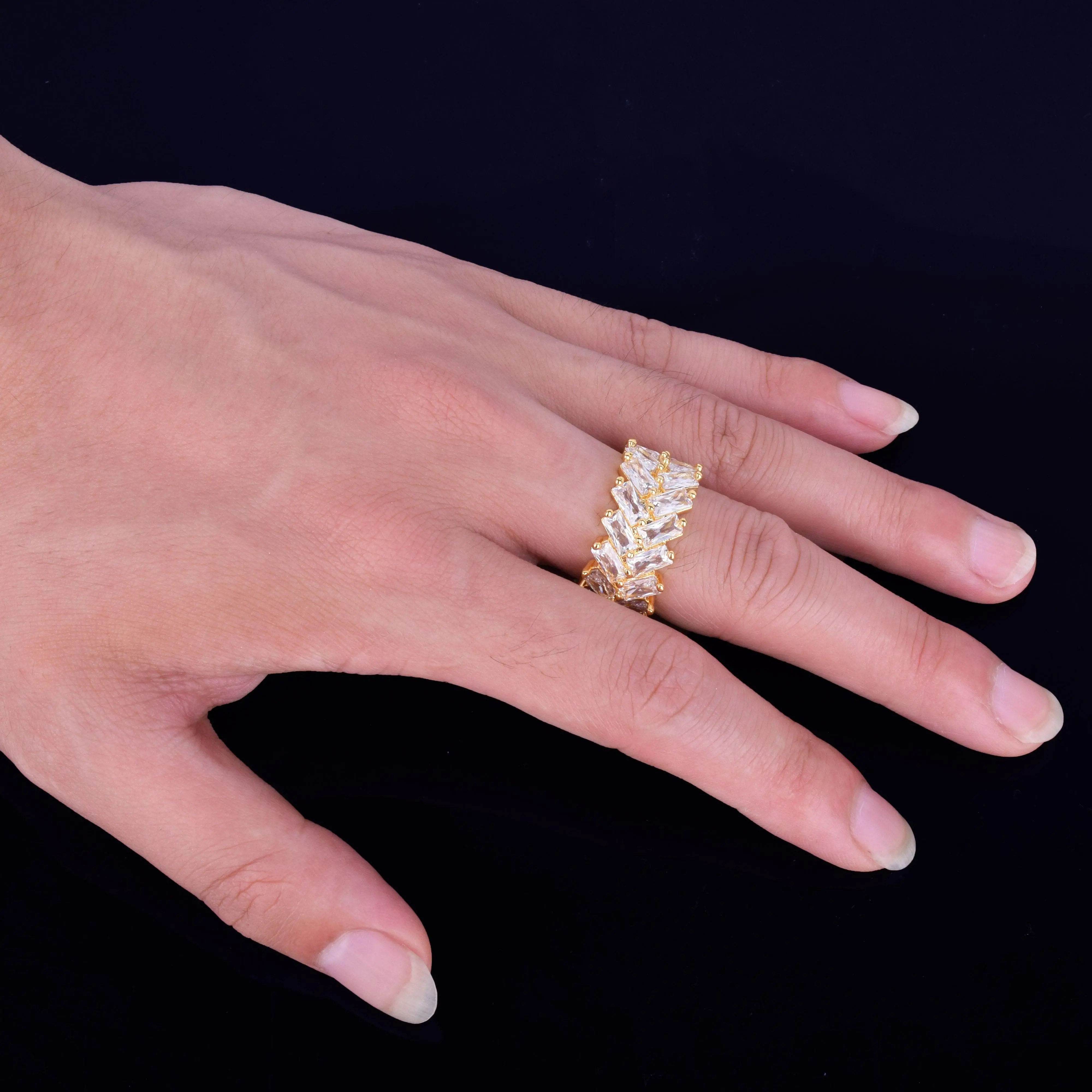 Baguette Edition Iced Out Ring - Image 8