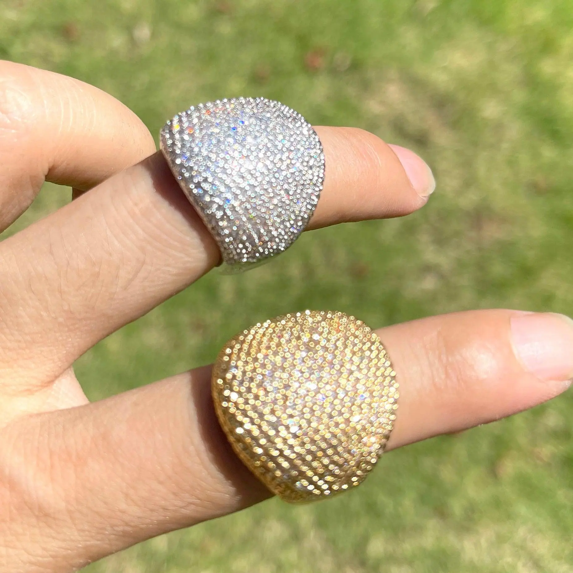 Bold Round Iced Out Ring - Image 5