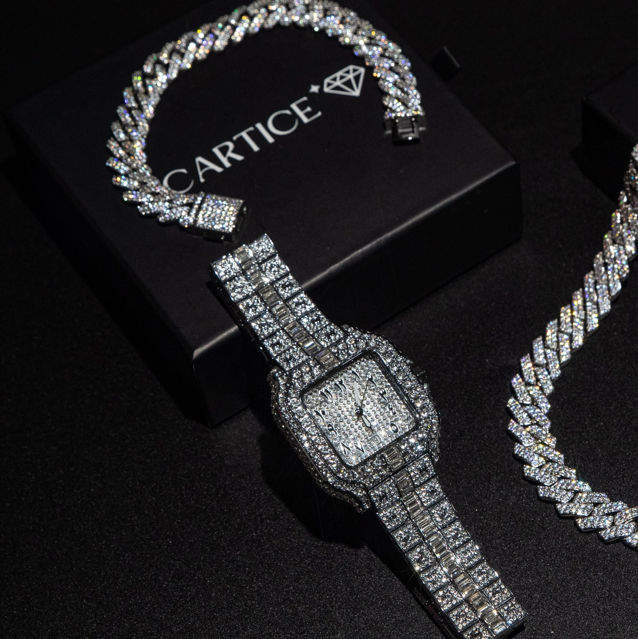 Arabic VVS Iced Out Watch - Image 4