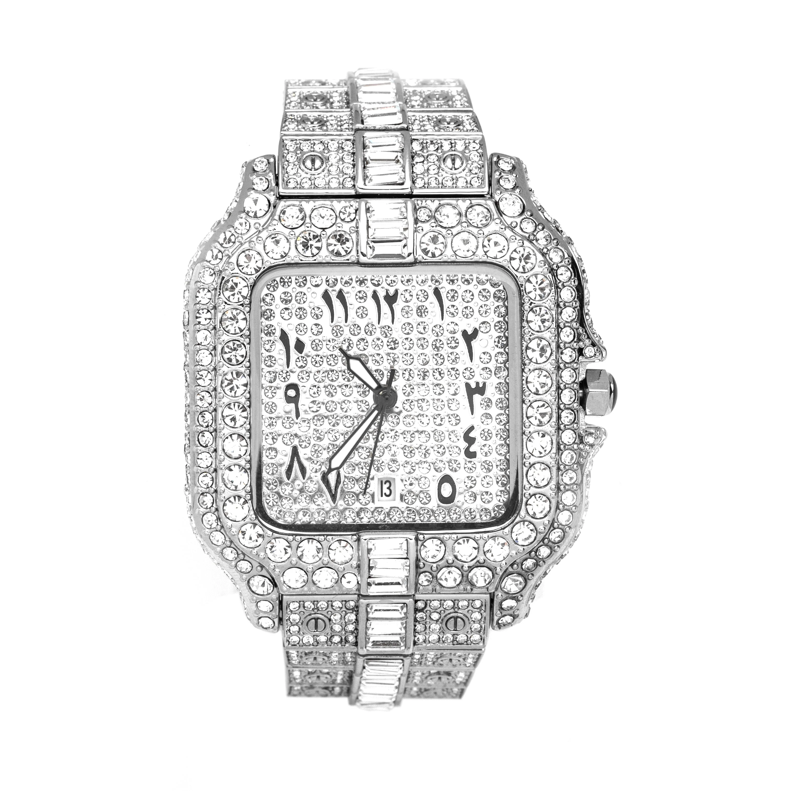 Arabic VVS Iced Out Watch - Image 7