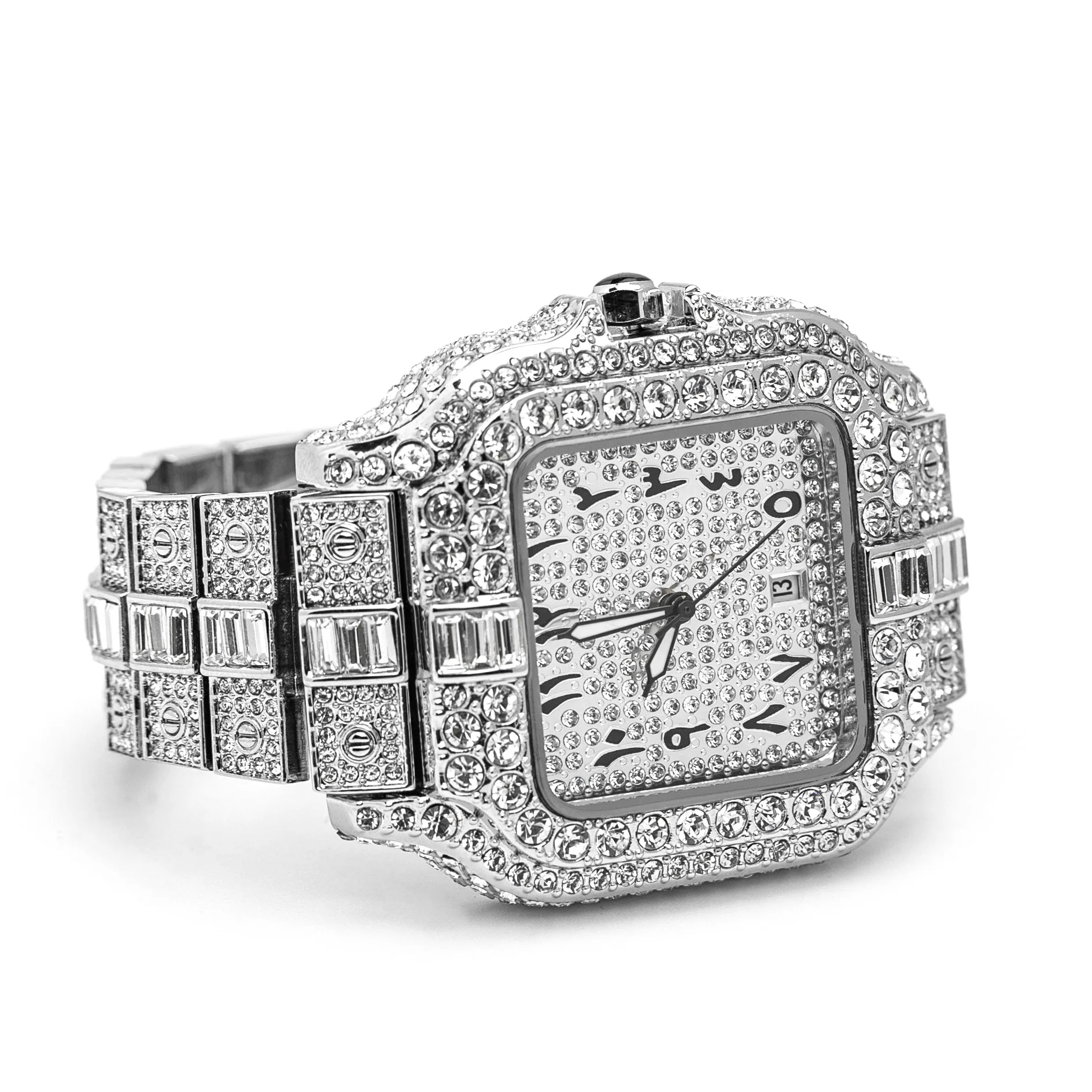 Arabic VVS Iced Out Watch - Image 8