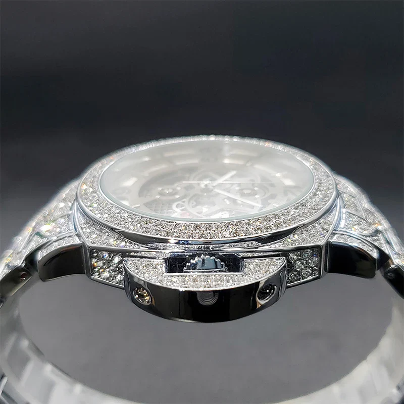 Chrysalis Skeleton Iced Out Watch - Image 5