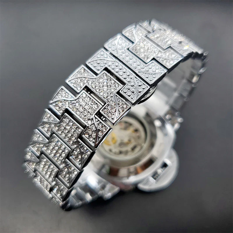 Chrysalis Skeleton Iced Out Watch - Image 8