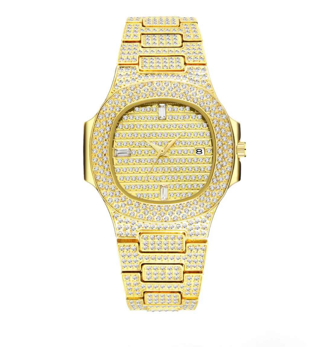 Citrine Iced Out Watch - Image 2