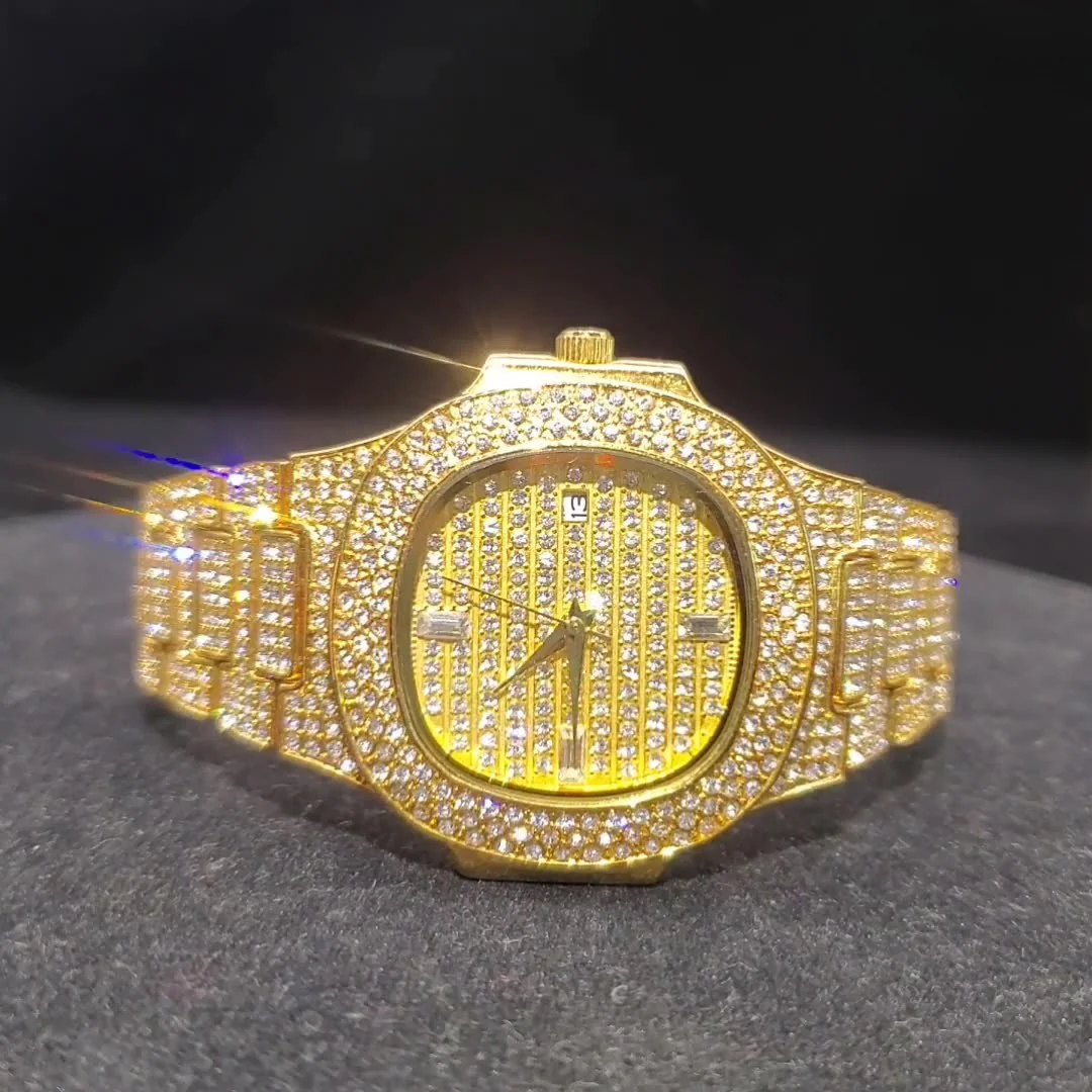 Citrine Iced Out Watch - Image 6