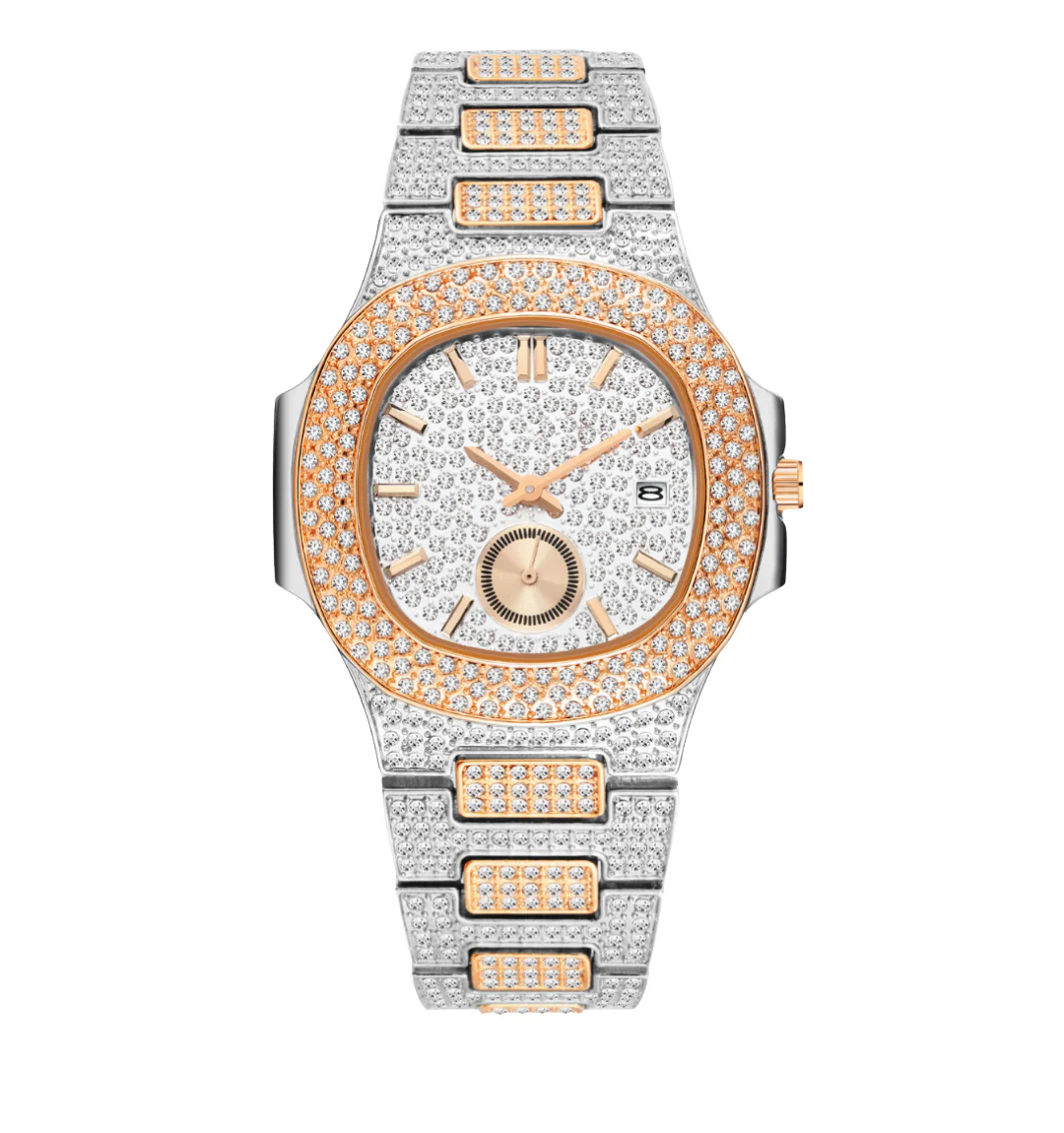 Citrine Iced Out Watch - Image 5