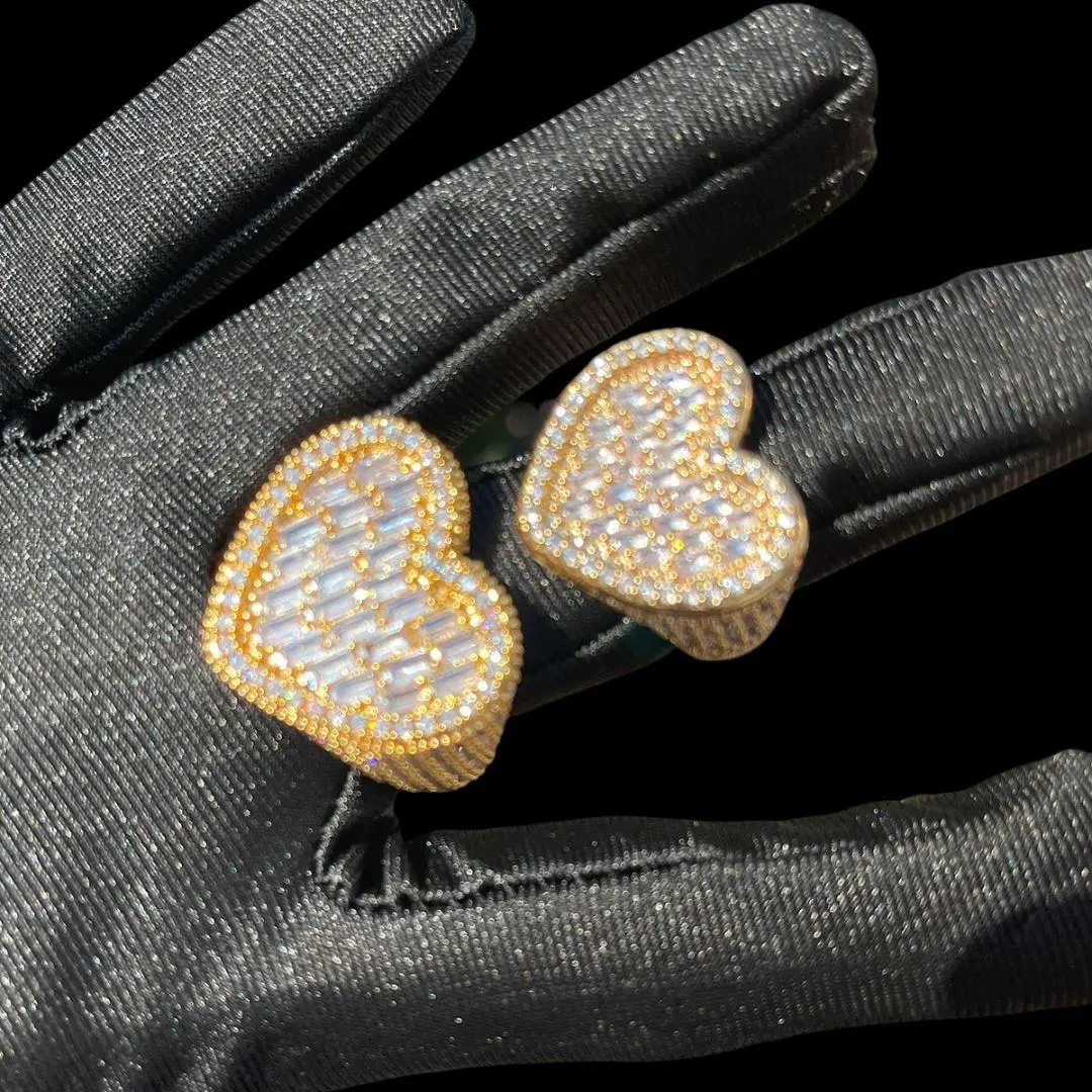 Heart Iced Out Tennis Ring - Image 3