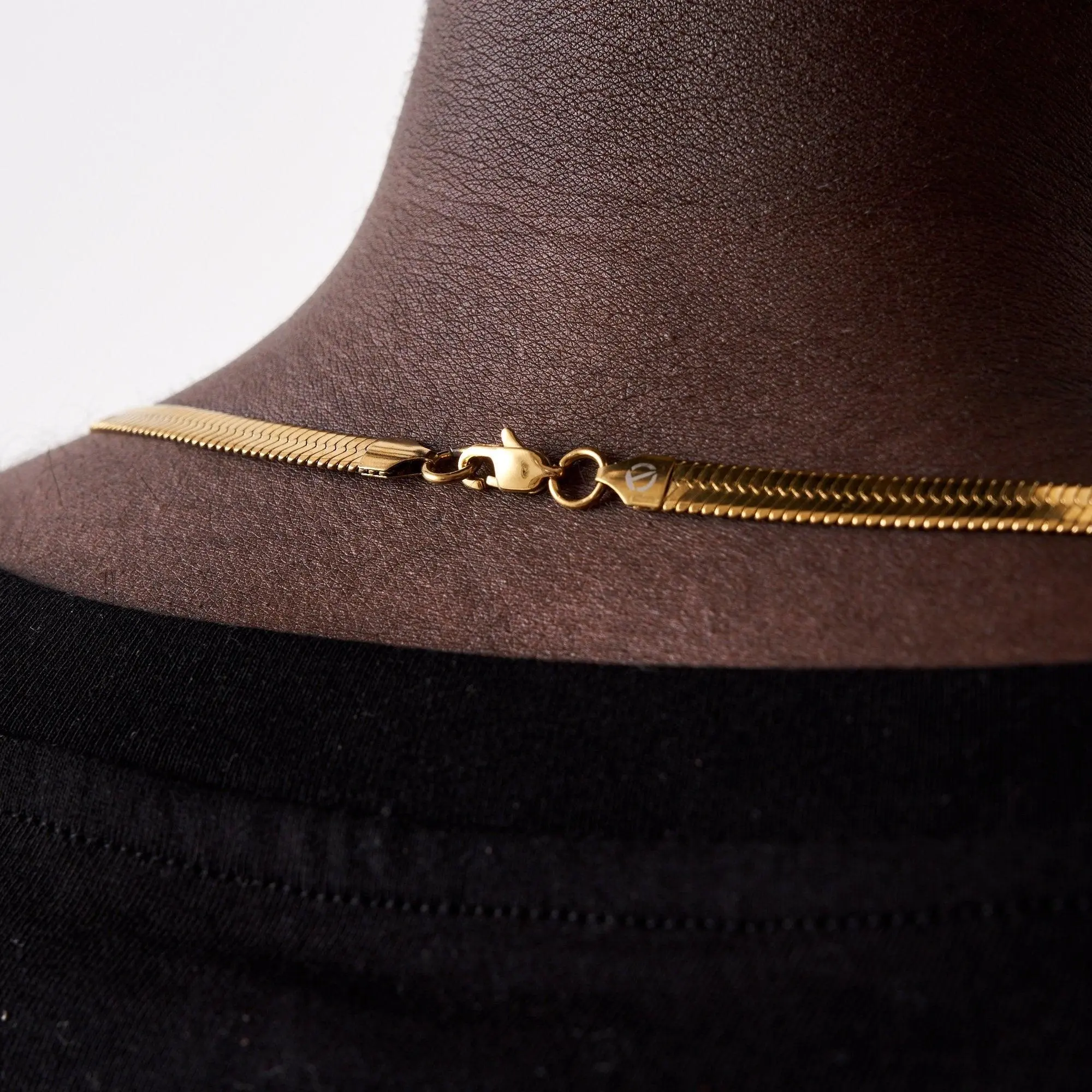 Herringbone Chain - Gold - Image 2