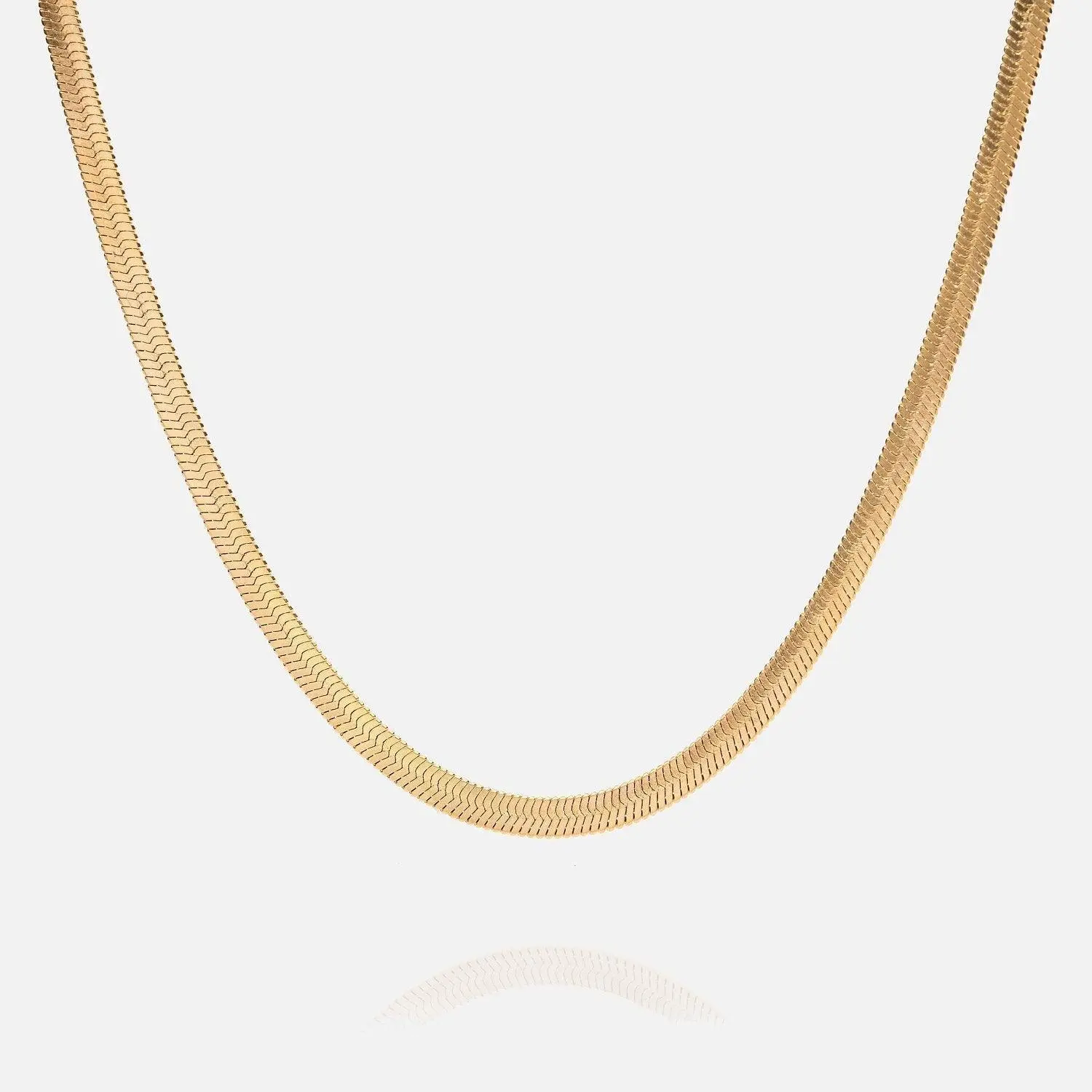 Herringbone Chain - Gold - Image 3