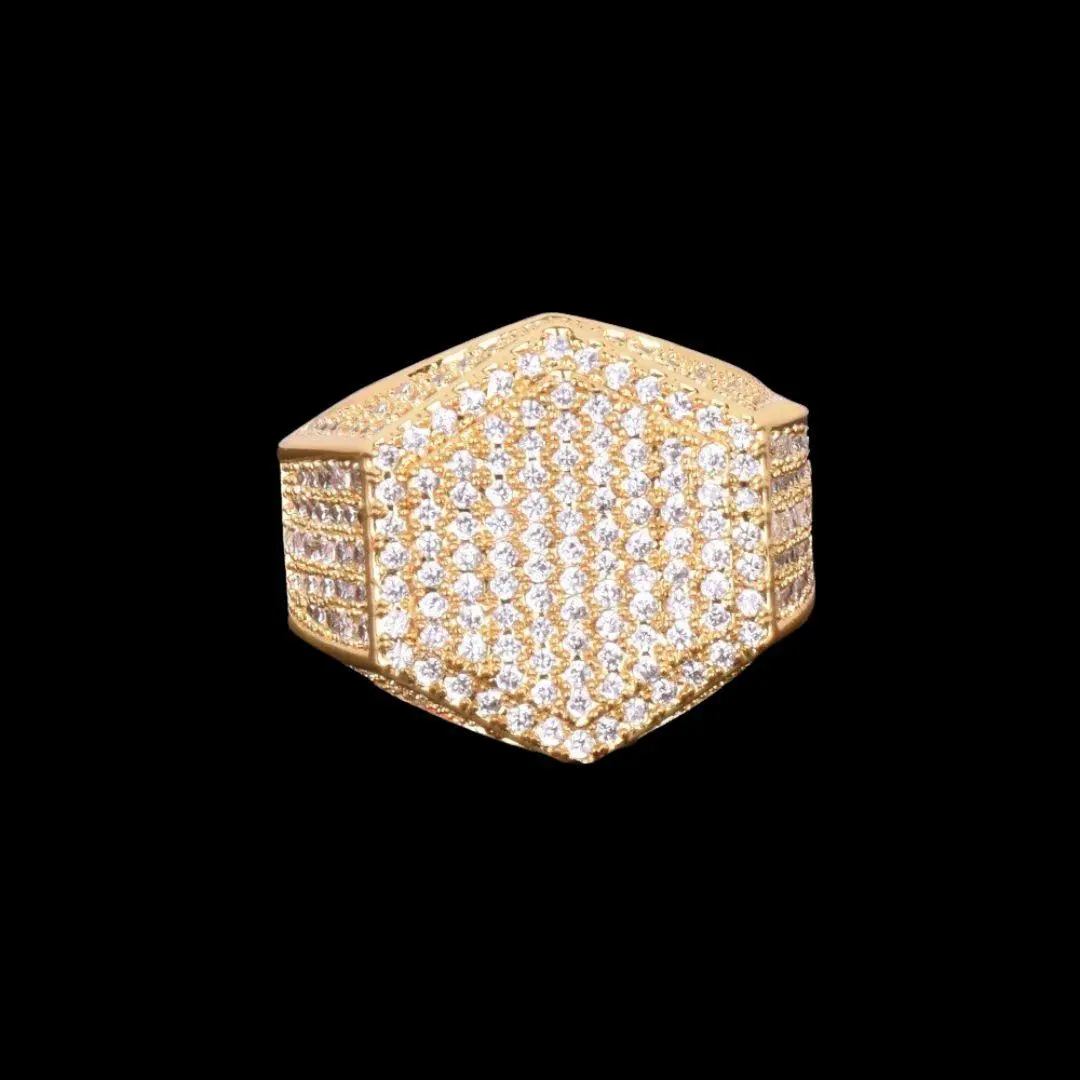 Hexagon Iced Out Ring - Image 6