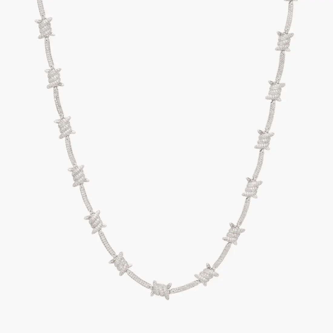 Iced Barbed Wire Chain - Image 4