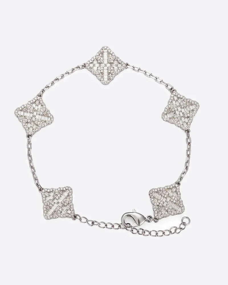 Iced Clover Bracelet - Image 3