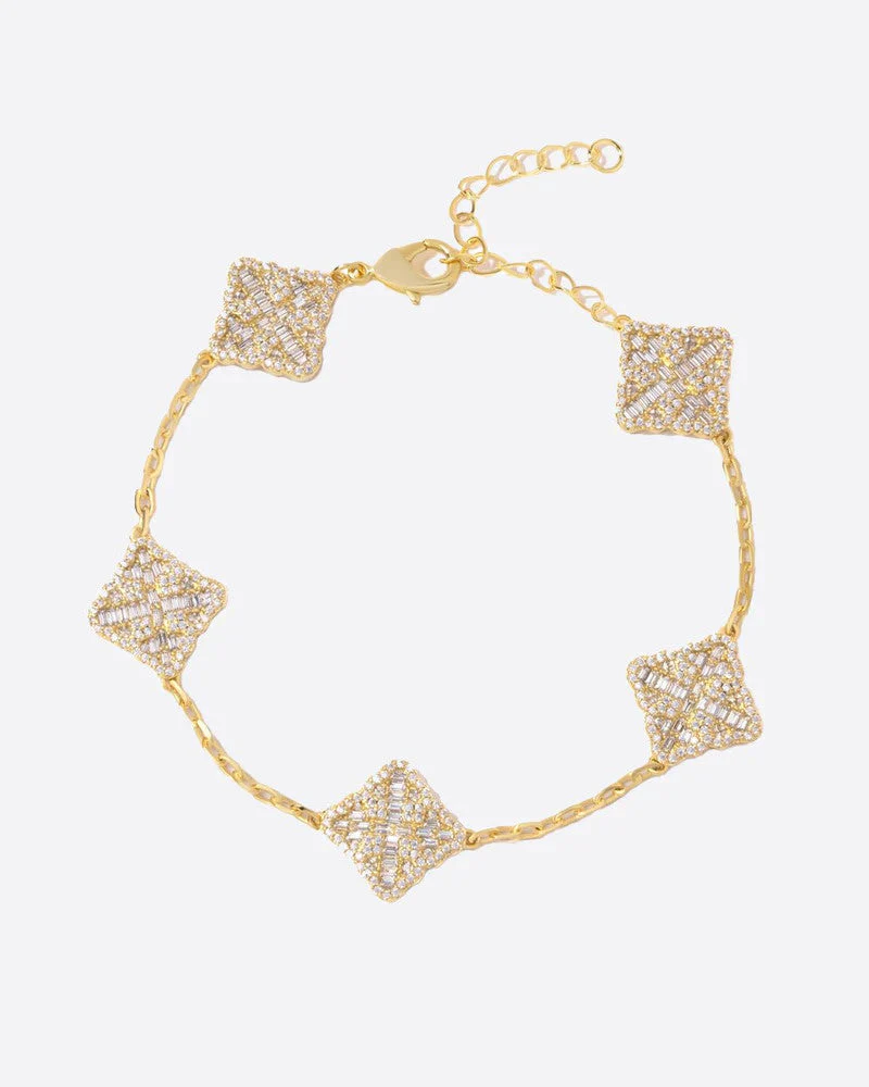 Iced Clover Bracelet - Image 4