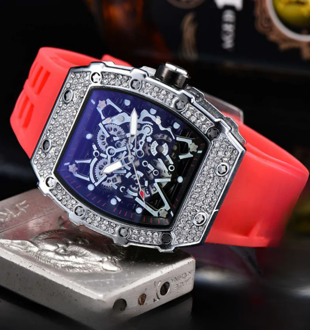 Infinity Skeleton Ice Watch - Image 3