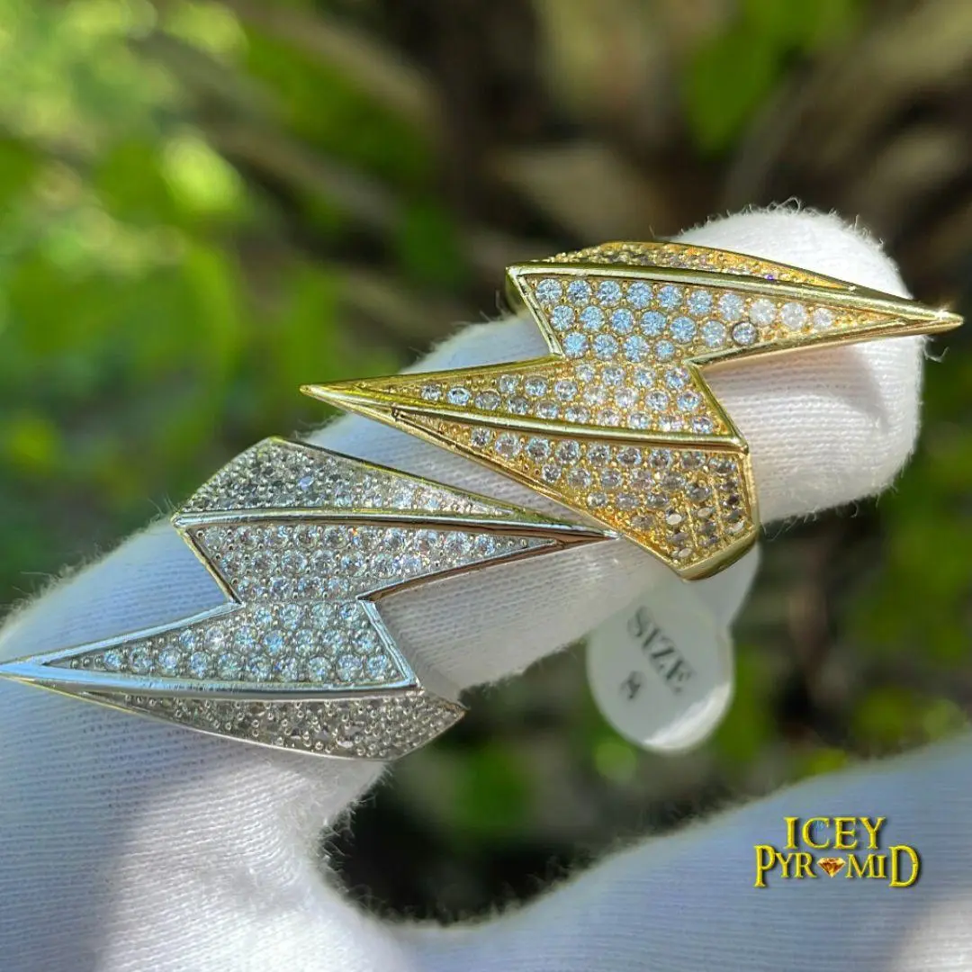 Lightning Sign Iced Out Ring - Image 9