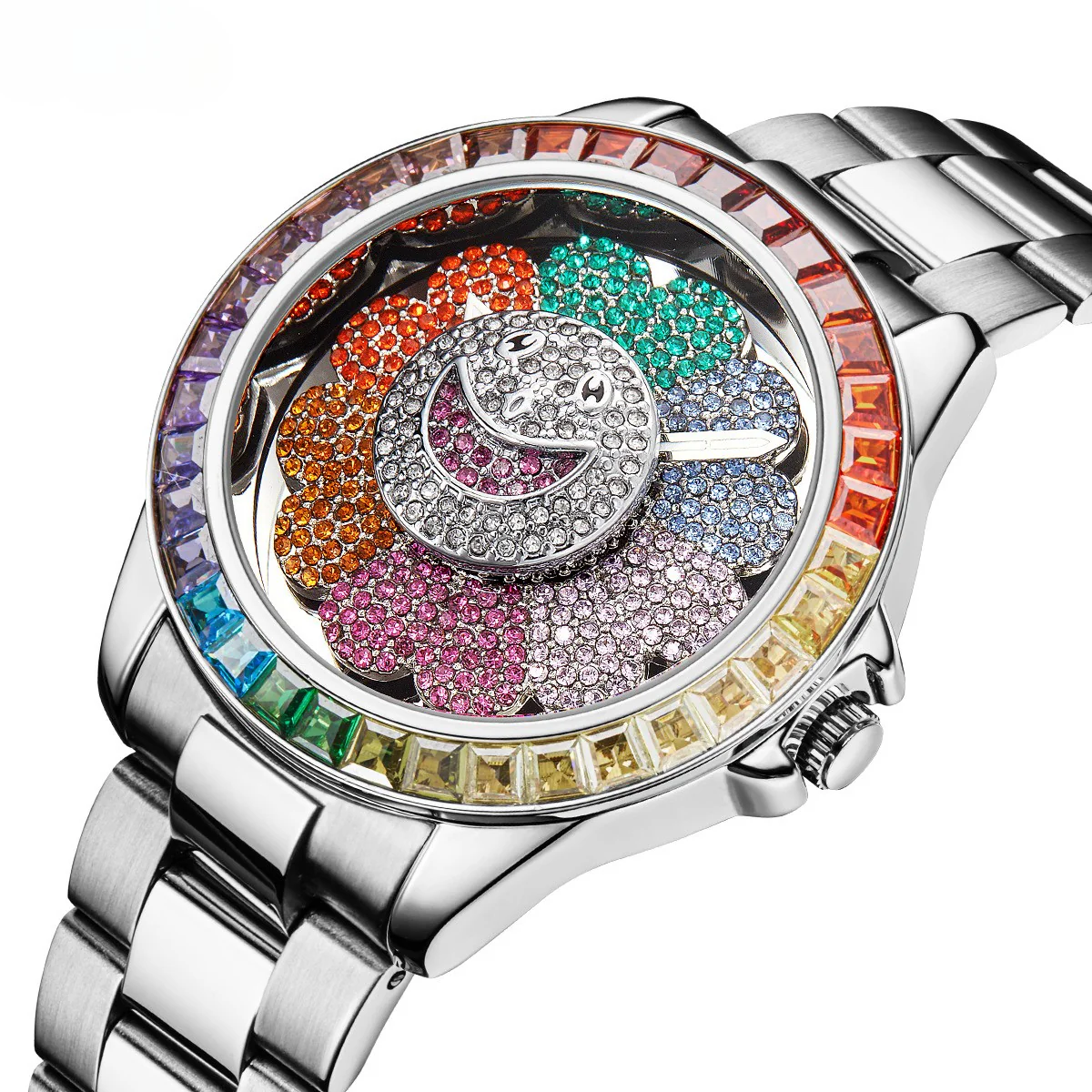 Limited Edition Flower Baguette Watch - Image 4