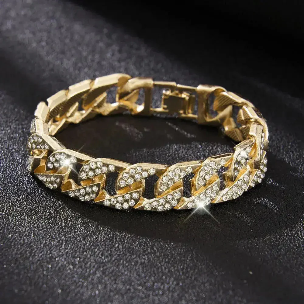 14MM Iced Out Cuban link Bracelet - Image 5