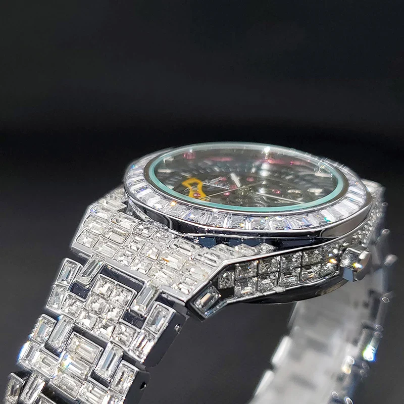 Marquis Skeleton Baguette Watch - Image 5