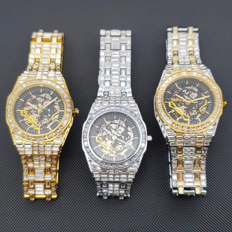 Marquis Skeleton Baguette Watch - Image 7