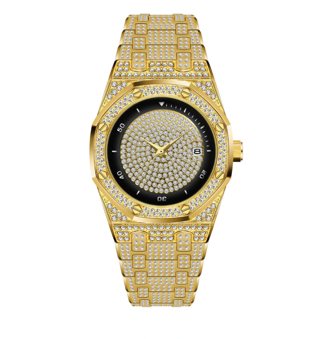 Midas Iced Out Watch - Image 2