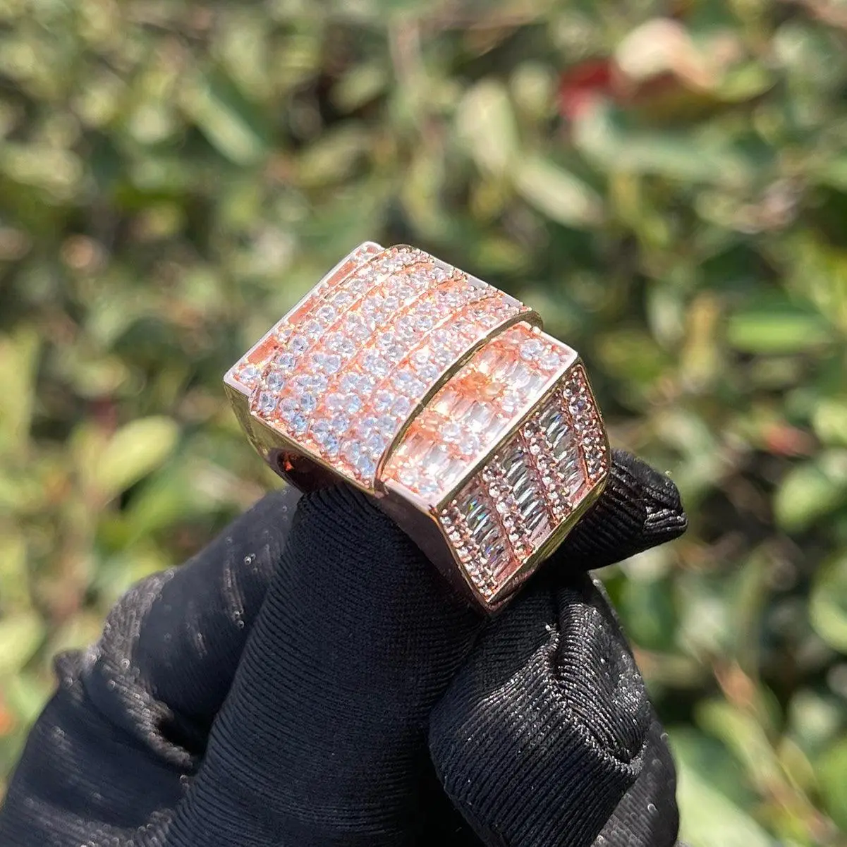 Bricks Iced Out Ring - Image 7