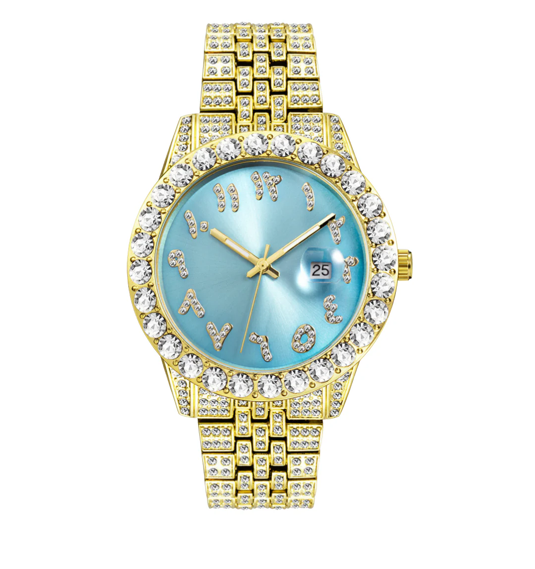 Nexis Arabic Iced Out Watch - Image 3