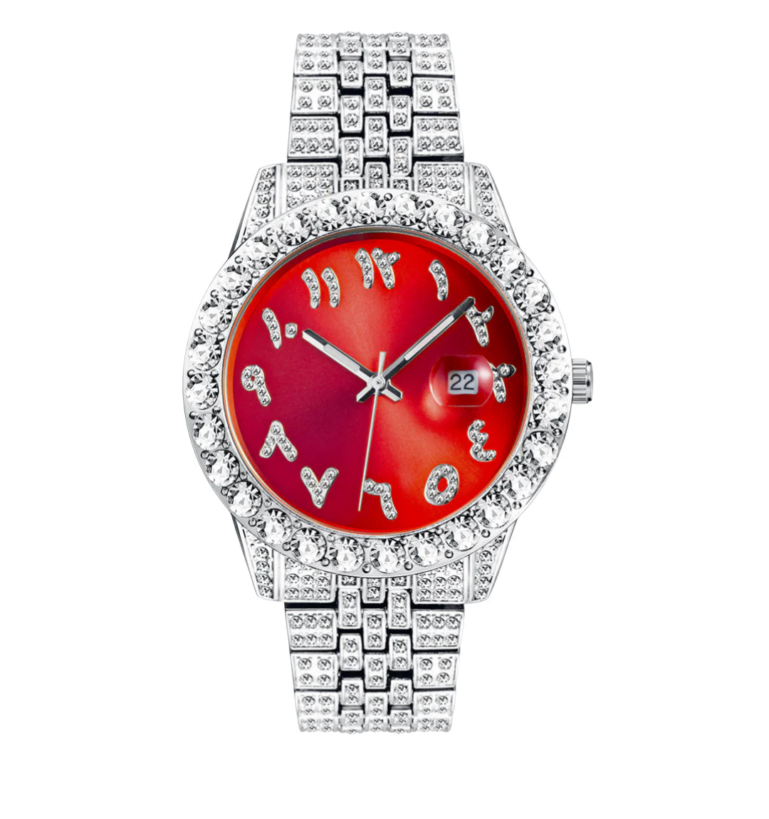 Nexis Arabic Iced Out Watch - Image 4