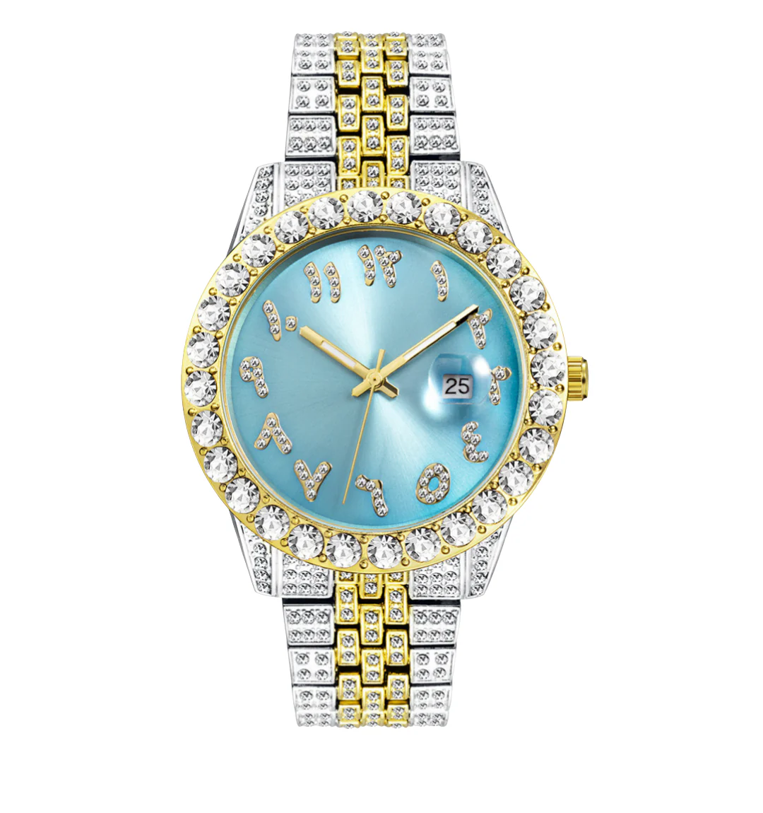 Nexis Arabic Iced Out Watch - Image 7