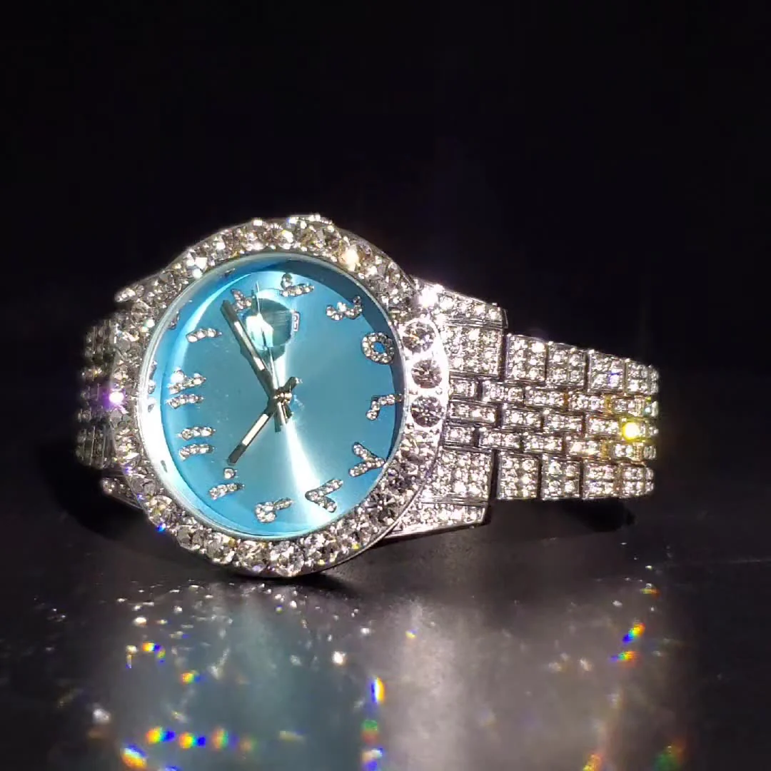 Nexis Arabic Iced Out Watch - Image 8